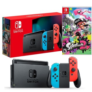 Nintendo Switch New Console (2019) ฟรีเกม Splatoon 2