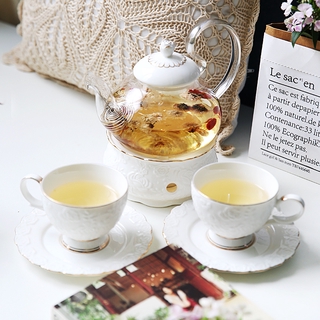 สไตล์ญี่ปุ่น เซรามิกแก้วเทียนผลไม้กาน้ำชา ภาษาอังกฤษ afternoon Tea ชุดถ้วยชาดอกไม้ยุโรปชุดน้ำชาดอกไม้ Z9Ui