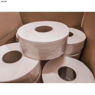 ✕✿lvits✿กระดาษทิชชู [ม้วน] กระดาษชำระม้วนใหญ่ 4 ชั้น 1 ม้วน ยาว500เมตร รุ่น1652