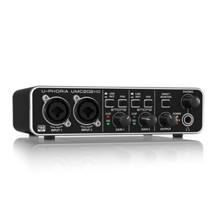 BEHRINGER U-PHORIA UMC202HD USB Audio Interface. ออดิโออินเตอร์เฟส กล่องรุ่นใหม่ ไม่ค้างสต๊อก