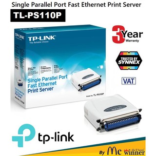 PRINT SERVER (ปริ้นเซิร์ฟเวอร์) TP-LINK (TL-PS110P) PARALLEL ประกัน 3 ปี SYNNEX,TP-LINK SERVICE CENTER