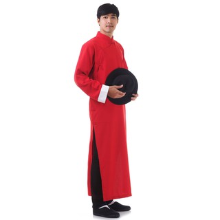 ชุดเจ้าพ่อเซี่ยงไฮ้ ชุดกังฟูยาว เสื้อกังฟู เสื้อจีนชาย เสื้อตรุษจีน ชุดจีน RML5 (1)