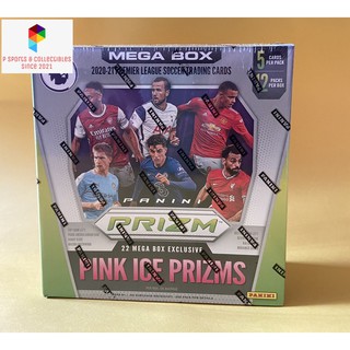 2020-21 Panini Prizm Premier League Mega Box Pink Ice Prizms การ์ดสะสมฟุตบอลพร้อมส่ง (1)