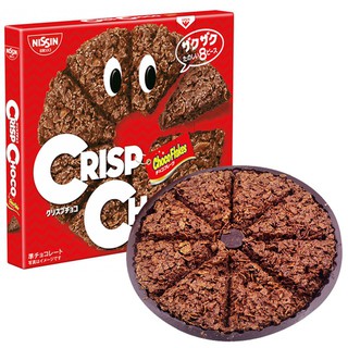 (พร้อมส่ง) Nissin Crisp Choco ซีเรียลเคลือบช็อคโกแลต พายกรอบญี่ปุ่น ขนมญี่ปุ่น ขนาด 80g (1)
