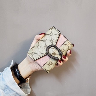 พร้อมส่ง🔥กระเป๋าสตางค์ กระเป๋าเงินหญิง กระเป๋าสตางค์ GD ใบสั้น 📍 ถูกที่สุด งานจริงสวยมาก
