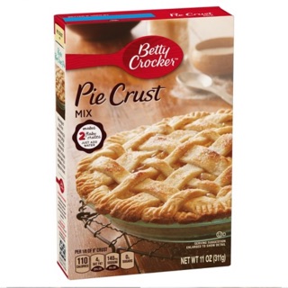 แป้งสำเร็จรูปสำหรับทำพาย Pie Crust Mix Betty Crocker ขนาด 311 กรัม (สินค้านำเข้าจากสหรัฐอเมริกา)