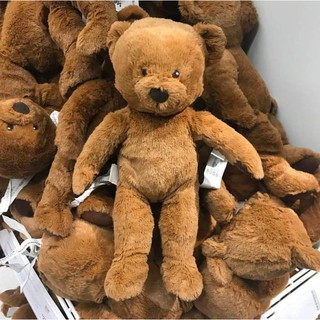 IKEA แท้ พร้อมส่ง BRUNBJÖRN บรูนบยอร์น ตุ๊กตาหมี ตุ๊กตาผ้า หมี