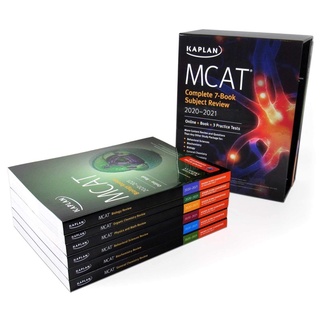 MCAT Kaplan Complete 7-Book Subject Review 2020-2021 : Online + Book + 3 Practice Tests