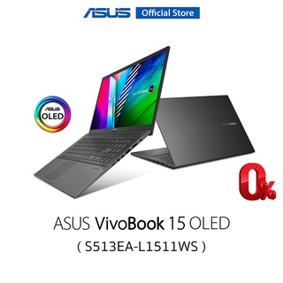 ASUS Vivobook 15 OLED (S513EA-L1511WS) Notebook ( โน๊ตบุ๊ค ) 15.6" FHD i5-1135G7 RAM8GB SSD512GB W11 รับประกัน 2 ปี