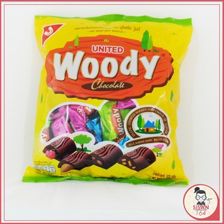 ช็อกโกแลตสอดไส้Chocolate United Woody**325g**