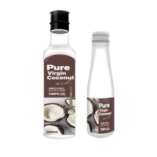 Pure virgin coconut oil น้ำมันมะพร้าวสกัดเย็น เพียวเวอร์จิ้น [100ml.,250ml.] น้ำมันมะพร้าวบริสุทธิ์ 100%