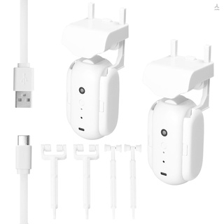★ 2pcs Tuya Smart Curtain Motor BT Voice Control Switch Electric Curtain Robot APP Control Timer Setup Compatible with Alexa Google Home for Roman Rod (1)