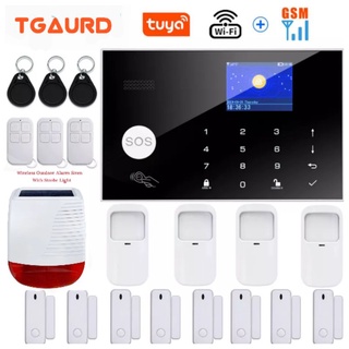 TGAURDชุดกันขโมยบ้าน ไซเรนพลังงานแสงอาทิตย์ แจ้งเตือนผ่านแอป smart home Secuirity alarm system (1)