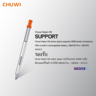 Chuwi Hipen H6 active stylus รองรับแรงกด 4096 ระดับ มีแบตเตอรี่ในตัว ชาร์จได้ UBOOK Pro / UBOOK / Hi10 X (บาร์โค้ดมี H6)