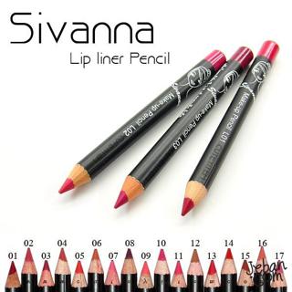 Sivanna Colors Make-Up Pencil LP02 ลิปดินสอ ดินสอเขียนขอบปาก / ดินสอเขียนขอบตา ซีเวียน่า ลิปไลเนอร์