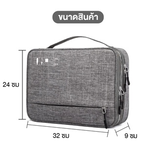 HomeHuk กระเป๋าโน๊ตบุ๊ค พร้อมช่องเก็บของ 24x32x9 cm สำหรับโน๊ตบุ๊คและแล็ปท็อปขนาดไม่เกิน 12 นิ้ว กระเป๋าแล็ปท็อป กระเป๋า