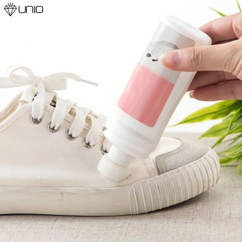 Unio รองเท้าผ้าใบสีขาวสำหรับทำความสะอาด