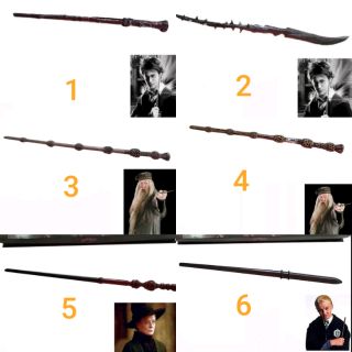 ไม้กายสิทธิ์ ทุกแบบ แฮร์รี่ พอตเตอร์ พร้อมกล่องใส่ ขนาด 35 CM Harry Potter Magic Wand