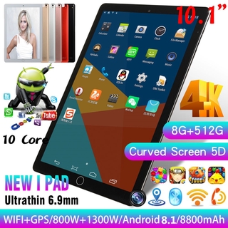 Android tablet PC 8GB+ 128GB Supports Dual Card Dual Standby 10.1-inch Screen Wireless Network Large Memory Tab 7cdcb1