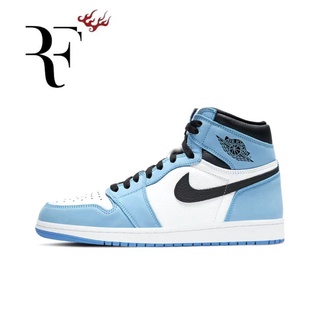 💖【TH stock】NIKE Air Jordan 1 High OG “University Blue” Basketball shoes AJ1 College Blue Jordan รองเท้าลำลอง (1)