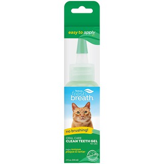 Fresh breath clean teeth gel CAT กำจัดกลิ่นปากแมว ป้องกันฟันผุ ลดหินปูน ปากหอมสดชื่น (59ml)
