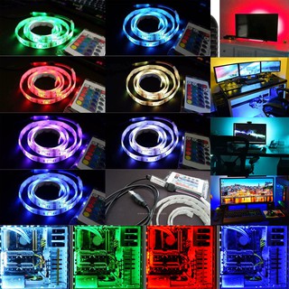 ไฟ LED แต่งคอมพิวเตอร์ แบบ RGB ปรับไฟได้