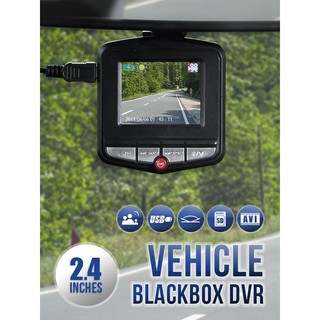 กล้อง DVR ติดหน้ารถยนต์ กล้องติดรถยนต์ ความละเอียด 480HD Vehicle Blackbox DVR