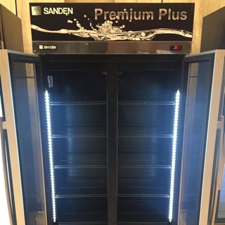 พร้อมส่งตู้แช่ 2 ประตู Sanden Intercool รุ่นใหม่ค่าไฟ 200/เดือน (1)