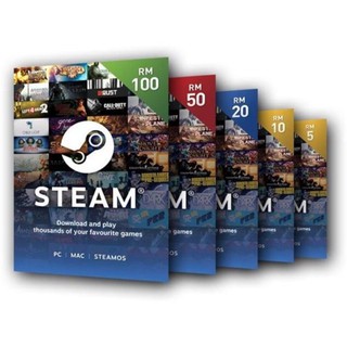 Steam Wallet Top Up Code Malaysia Ringgit rm50, rm100, rm200 Il0d