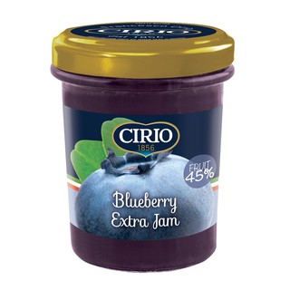 CIRIO Blueberry Extra Jam 400 g. แยมบลูเบอร์รี่ นำเข้าจากประเทศอิตาลี