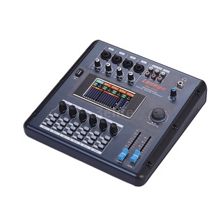 Lannge MD-2006 Portable 6-Channel Digital Mixing Console Mixer LCD Touchscreen Built-in Effects wit