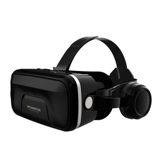 B2♈♦⊙AB แว่นVR ของแท้100% นำเข้า 3D VR Glasses with Stereo Headphone Virtual Reality Headset แว่นตาดูหนัง อัจฉริยะ สำห (2)