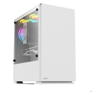 ✴❁Acer Acer B702 เคสคอมพิวเตอร์ MATX เกมระบายความร้อนด้วยน้ำ Home Pink White Desktop Simple กรณีสำนักงาน