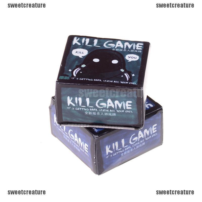 HS Mini Party Game KILL GAME Board Game Party Cards for family party game BT