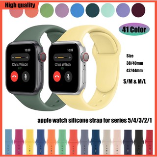 สายนาฬิกาข้อมือ สำหรับ apple watch iWatch รุ่น 6 se 5 4 3 2 1 ขนาด 38, 40, 42, 44 มม.