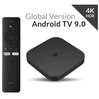 ของแท้ กล่องทีวี Xiaomi MI S 4K HDR Android TV 8.1 Ultra HD 2G 8G WIFI Google Cast Netflix IPTV เครื่องเล่นมีเดีย 4 ตัว MI TV Stick MDZ-22-AB MDZ-24-AA Smart TV Box บลูทูธ รีโมตคอนโทรลด้วยเสียง Google Assistant