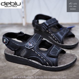 รองเท้ารัดส้น เพื่อสุขภาพ ผู้ชาย Deblu รุ่นM815 สีดำ ไซส์ 39-44