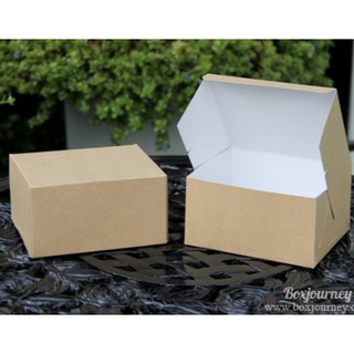 กล่องสแน็ค กระดาษคราฟหลังขาว (20ชิ้น/แพ็ค)