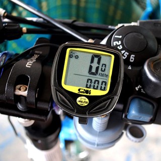 เครื่องวัดความเร็วจักรยาน แบบไร้สาย จอ LCD