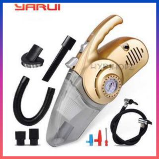 YARUI เครื่องดูดฝุ่นในรถยนต์ เติมลมยาง 4in1 Multi Function Car Vacuum Cleaner