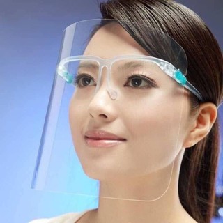 หน้ากากแว่นตา Face Shield มีของพร้อมส่งจาก กทม ด่วนจี๋ ทันที ทันใจ ทันใช้