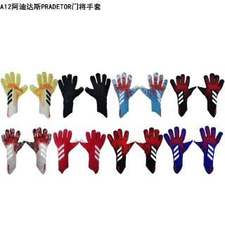 【Free Shipping】Adidas Football Sports Goalkeeper Gloves Half Latex Sarung Tangan Penjaga Gol Bola Sepak Goalie Gloves Mens Soccer