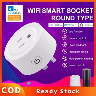 ★Ready Stock★ewelink Wifi smart plug, 10A สำหรับบ้านอัจฉริยะ✅yashark