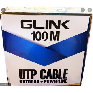 GLINK สาย LAN CAT5E มีไฟ 100 เมตร รุ่น GL5003N