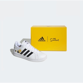 ⚡️รับ 15% Coins ทักแชทเพื่อรับโค้ด⚡️ Adidas Grandcourt Simpsons H02555 " ของแท้ ป้ายไทย " รองเท้าลำลอง รองเท้าผ้าใบ (1)