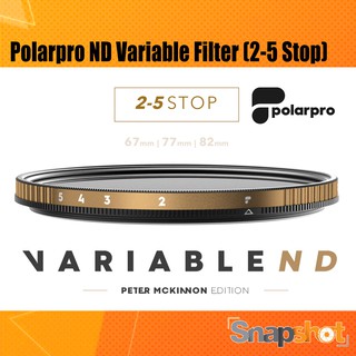 Polarpro ND Variable Filter (2-5 Stop) (67 mm. - 82 mm.) สินค้าประกันศูนย์