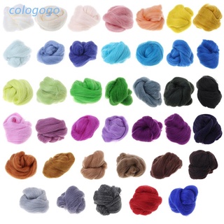 COLO Fashion Wool Corriedale Needlefelting Top Roving Dyed Spinning Wet Felting Fiber