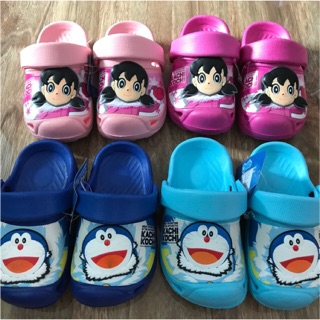 รองเท้าหัวโตเด็ก ลายโดเรมอนและลายชิซูกะ สินค้าลิขสิทธิ์แท้ ใส่ดี นุ่มสบาย มีสีชมพูบานเย็น สีชมพูอ่อน สีน้ำเงิน สีฟ้า (1)