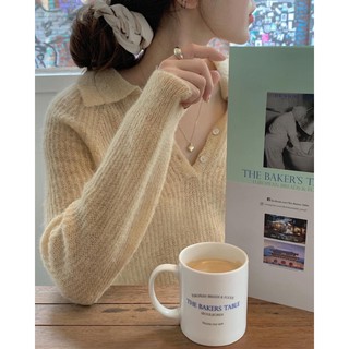 cpjgirlxx | Alpaca polo knitwear - 2color