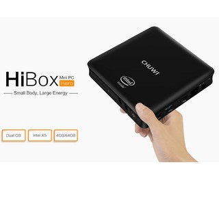 CHUWI HiBox Mini PC 2 ระบบ Android 5.1+Window 10 Intel x5-Z8350 Quad Core 64bit 4/64GB ออกบิลใบกำกับภาษีได้